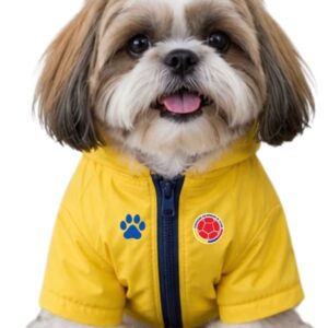 Jacket Amarillo Personalizada Para Perros Pequeños